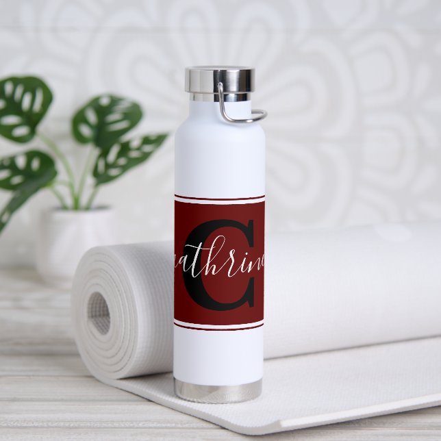 Bouteille D'eau Bloc de couleur personnalisé (Yoga)