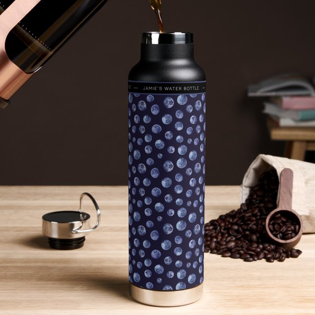 Bouteille D'eau Blueberry Nom Thor Cuivre Vacuum-Isulate (Blueberry Name Thor Copper Vacuum-Insulate Water Bottle)