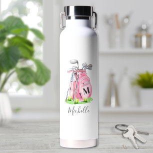 Bouteille D'eau Blush Rose Monogramme de Golf