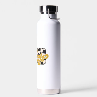 Bouteille D'eau Bobcats Checkerboard Water Bottle: Gold