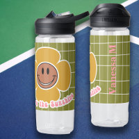 Boho Smiley Good Vibes Olive Rose Nom personnalisé