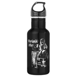 Bouteille D'eau Boire moi Alice au pays des merveilles Illustratio