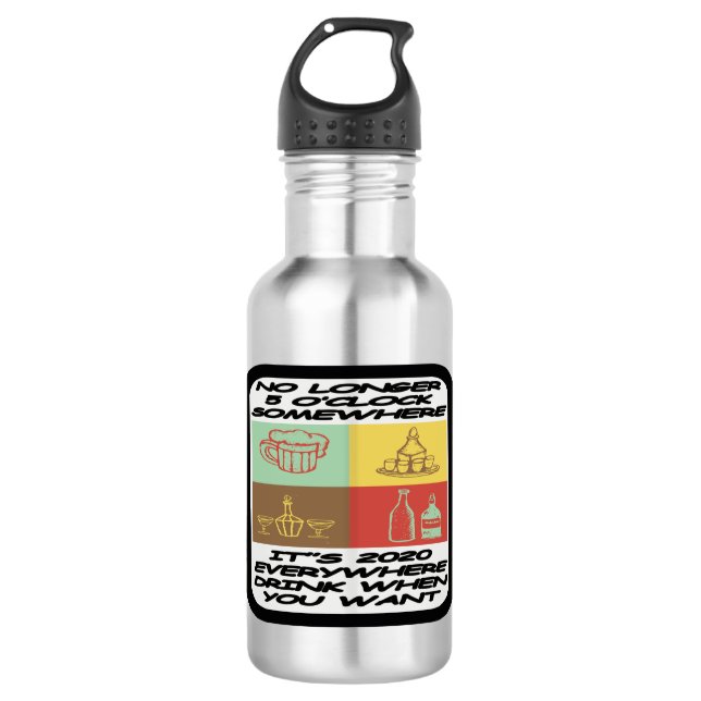 Bouteille D'eau Boire quand vous voulez (Devant)