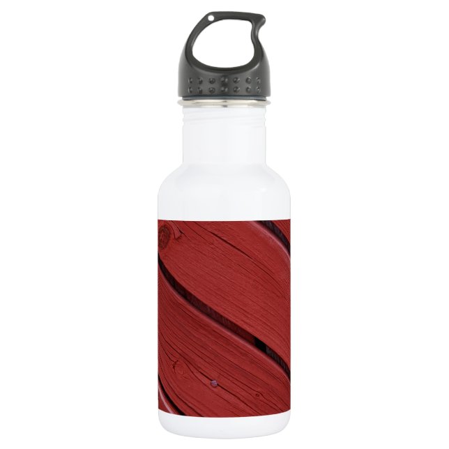 Bouteille D'eau Bois en rouge suédois (Devant)
