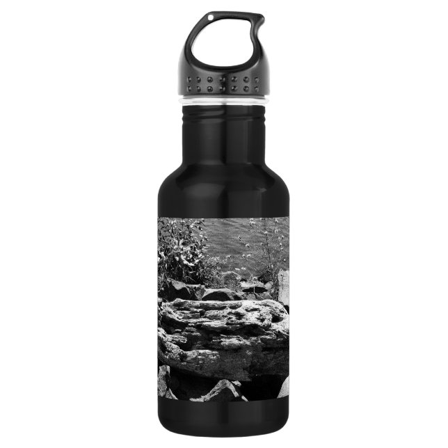 Bouteille D'eau Bois flotté (Devant)