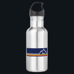 Bouteille D'eau Boise, Idaho<br><div class="desc">Avec une atmosphère de ville de montagne et la nature extraordinaire de l'église Frank à ses portes,  Boise Idaho est un paradis d'aventure. Ce grand design vintage a un look rétro.</div>