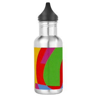 Bouteille D'eau Bold Color Swirls Stainless Water Bottle