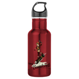 Bouteille D'eau Bombes de Harley Quinn de pin-up