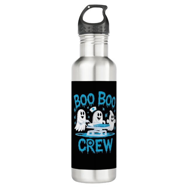Bouteille D'eau Boo Boo Crew Ghost Parade Nurse Halloween Essen (Devant)