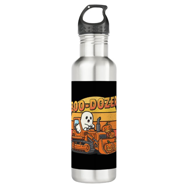 Bouteille D'eau Boo Dozer Ghost Funny Halloween (Devant)
