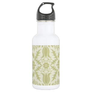 Bouteille D'eau Borage vintage vert tendre damas de William Morris