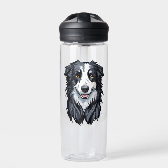 Bouteille D'eau Bordure Collie (Extérieur)