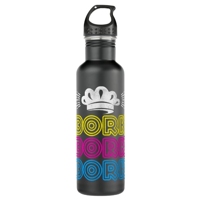 Bouteille D'eau Bork Bork Funny Chef suédois (Devant)