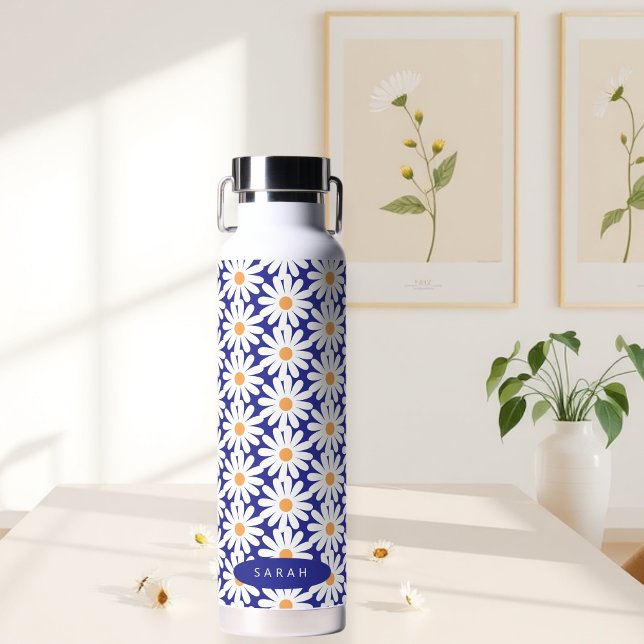 Bouteille D'eau bottle water bottles daisies floral (Créateur téléchargé)