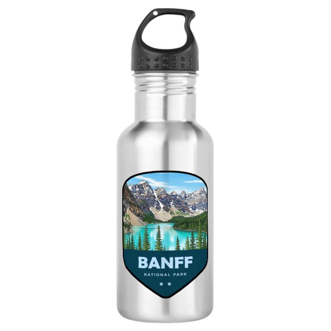 Bouteille D'eau Bouclier du parc national de Banff (Devant)