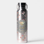 Bouteille D'eau Bougies du 16e anniversaire du Mariage, Statice<br><div class="desc">Aime-t-elle aussi une touche romantique ? Alors peut-être qu'elle va adorer cette bouteille d'eau thermale avec ma bougie d'origine,  fleur de statice,  graphismes de fleurs argentées avec une bague de peridot,  le tout comme un clin d'oeil aux cadeaux traditionnels de l'anniversaire !</div>