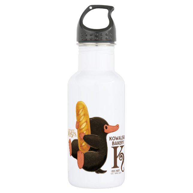Bouteille D'eau Boulangerie Kowalski - Niffler Avec Pain (Devant)