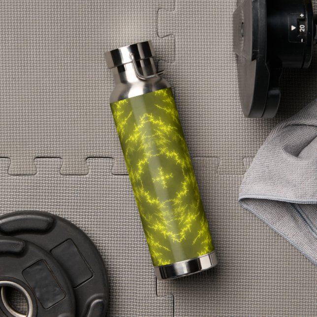 Bouteille D'eau Boulons à tonnerre électrique au néon brillant (Couvercle)