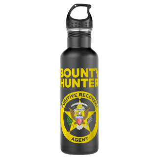 Bouteille D'eau Bounty Hunter Fugitive Recovery Agent Bail Bondsma