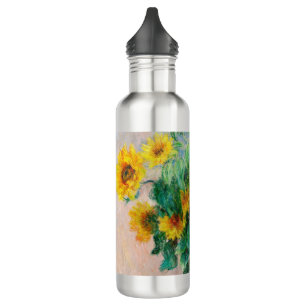 Bouteille D'eau Bouquet de tournesols Claude Monet