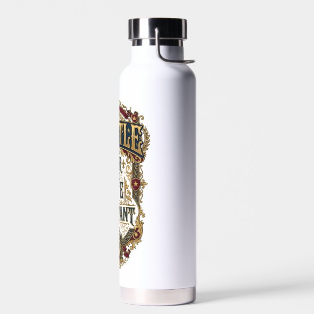 Bouteille D'eau Bousculez-Vous Pour La Vie Que Vous Désirez - Cour (Gauche)