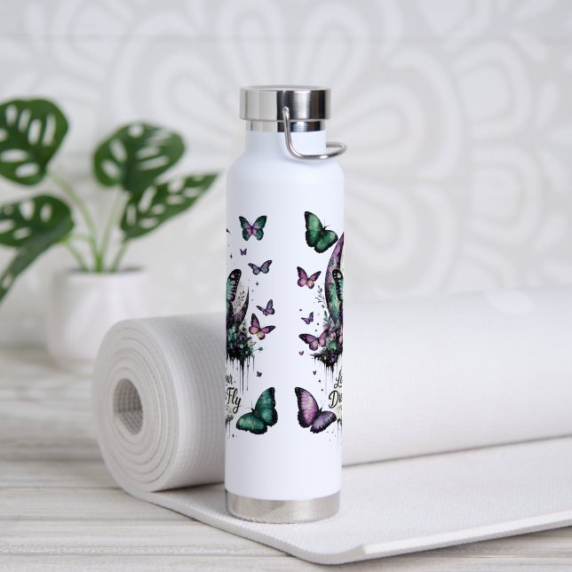 Bouteille d'eau | Bouteille isolante florale Fairy (Yoga)