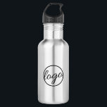 Bouteille D'eau Boutique de café sur mesure Restaurant Logo d'affa<br><div class="desc">Bouteille d'eau en acier inoxydable personnalisée avec votre logo d'entreprise,  parfaite comme marchandise disponible pour les clients à acheter dans un café,  un café ou un restaurant,  ou comme cadeau à donner à un salon ou des cadeaux de clients.</div>