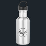 Bouteille D'eau Boutique de café sur mesure Restaurant Logo d'affa<br><div class="desc">Bouteille d'eau en acier inoxydable personnalisée avec votre logo d'entreprise,  parfaite comme marchandise disponible pour les clients à acheter dans un café,  un café ou un restaurant,  ou comme cadeau à donner à un salon ou des cadeaux de clients.</div>