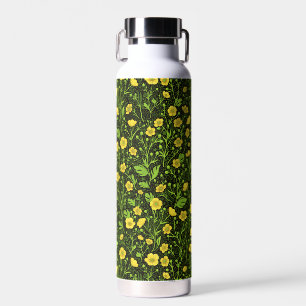 Bouteille D'eau Boutons sur noir