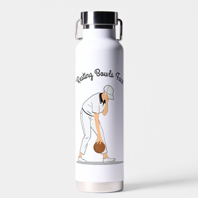 Bouteille D'eau Bowles de pelouse : Reposer le visage des Bowls, d (Avant)