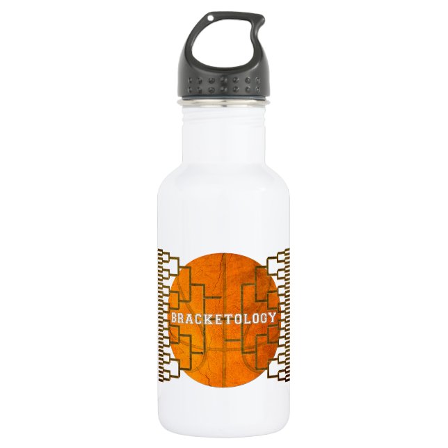 Bouteille D'eau Bracketologie du basket-ball (Devant)
