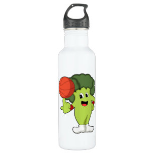 Bouteille D'eau Brocoli aux sports de basketball