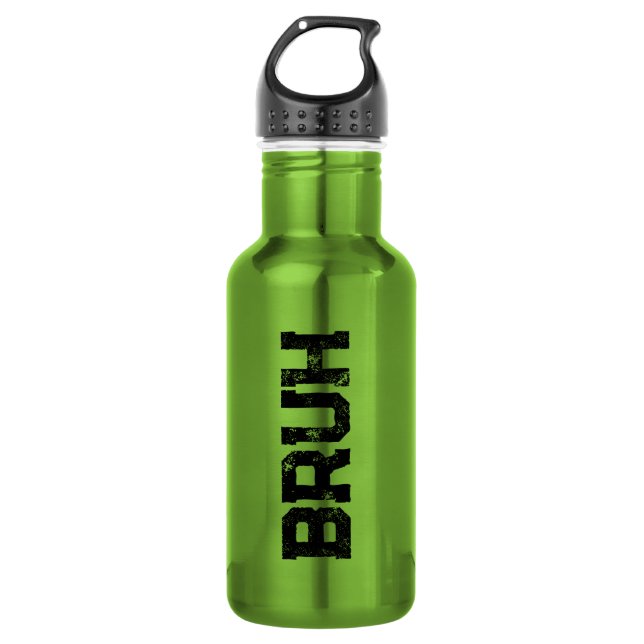Bouteille D'eau Bruh (Devant)