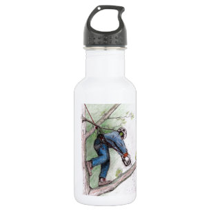 Bouteille D'eau Bûcheron d'arboriste de chirurgien d'arbre