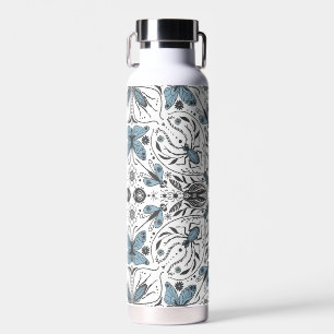 Bouteille D'eau Bugs, noir et bleu