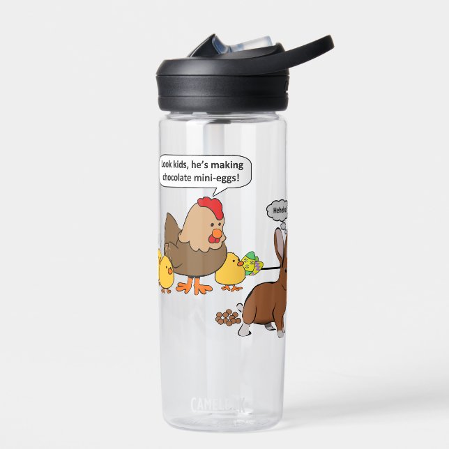 Bouteille D'eau Bunny fait chocolat poop drôle CamelBak Eddy (Gauche)