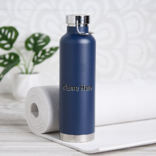 Bouteille D'eau Bureau Élégant Marine Personnalisé Élève Joli