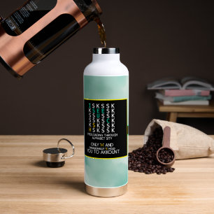Bouteille d'eau C Freeloader – Édition Alfabet Sit