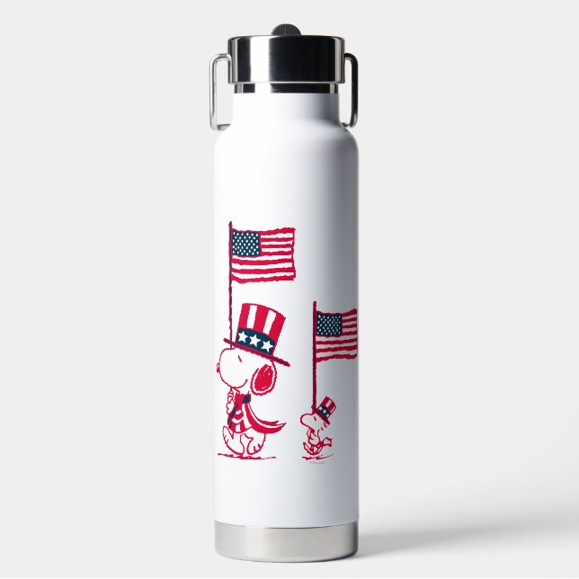 Bouteille D'eau cacahuètes | American Summer Old Glory (Salle de sport)