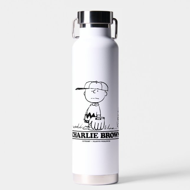 Bouteille D'eau cacahuètes | Charlie Brown Jouer à la balle (Avant)