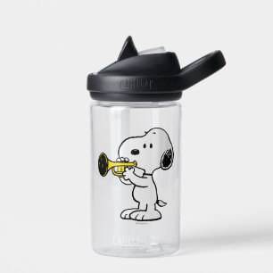 Bouteille D'eau cacahuètes Joueur de trompette Snoopy