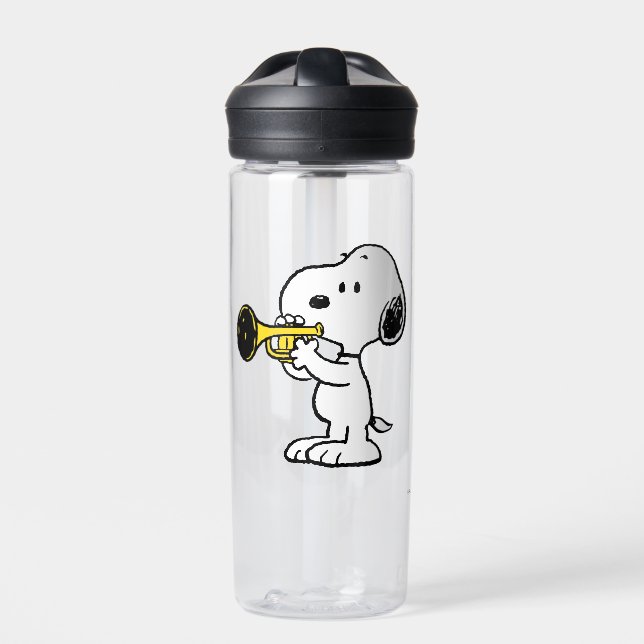Bouteille D'eau cacahuètes | Joueur de trompette Snoopy (Extérieur)