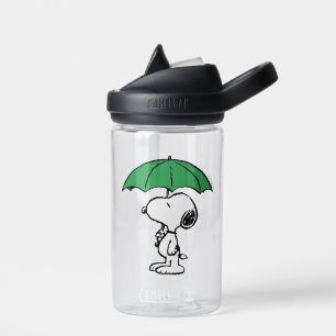 Bouteille D'eau cacahuètes Parapluie vert Snoopy