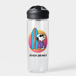 Bouteille D'eau cacahuètes Snoopy Beach Beagle