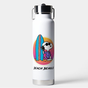 Bouteille D'eau cacahuètes Snoopy Beach Beagle