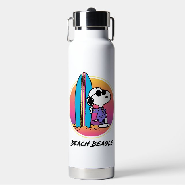 Bouteille D'eau cacahuètes | Snoopy Beach Beagle (Salle de sport)