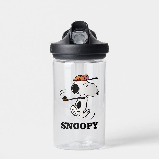 Bouteille D'eau cacahuètes | Snoopy Golf Swing (Avant)