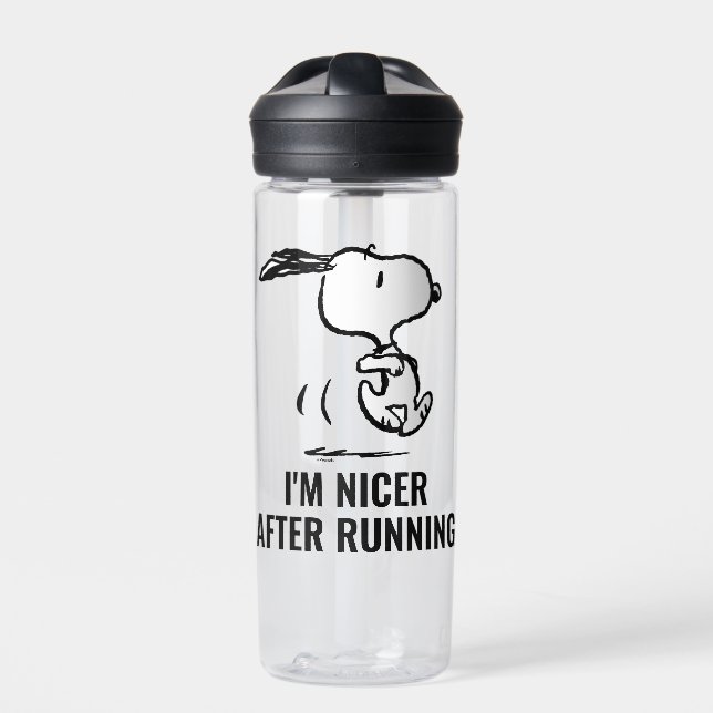 Bouteille D'eau cacahuètes | Snoopy Running (Extérieur)