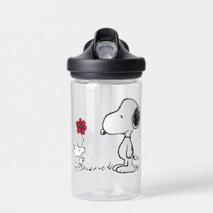 Bouteille D'eau cacahuètes Snoopy & Woodstock Rouge & Noir