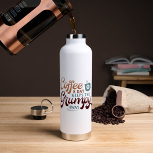 Bouteille D'eau Cadeau de café pour un jour pour un amateur de caf